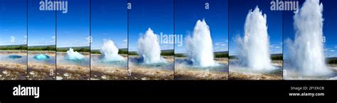 Geyser eruption sequence hi-res stock photography and images - Alamy