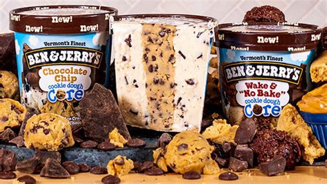 Ben & Jerry's Introduces 3 New Cookie Dough Core Flavors