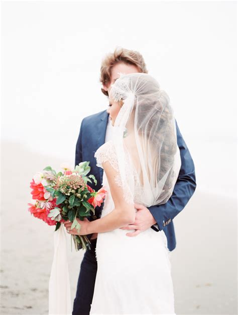 Modern-Vintage Beach Wedding Inspiration Full of Romance : Chic Vintage ...