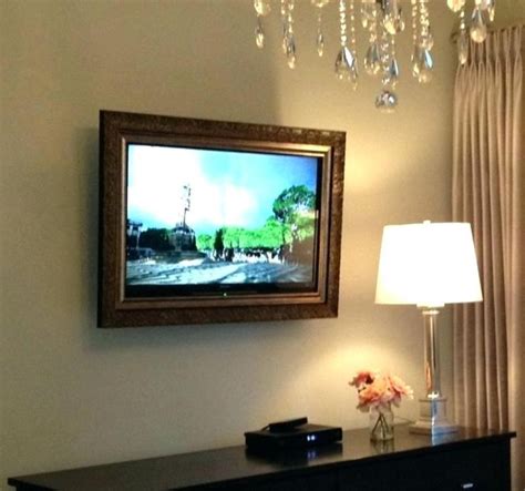 flat screen tv frame custom frames s | Frames on wall, Tv frame, Hanging tv on wall