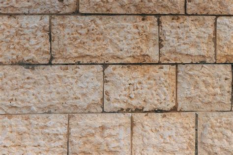 Jerusalem Stone Wall. Old Wall Made of the Jerusalem Stone in Israel ...