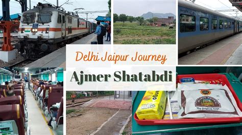 Delhi Jaipur Train Journey - Ajmer Shatabdi Express #indianrailways ...