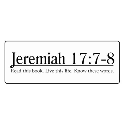 Read the Bible Jeremiah 17:7-8 Cutout | Zazzle