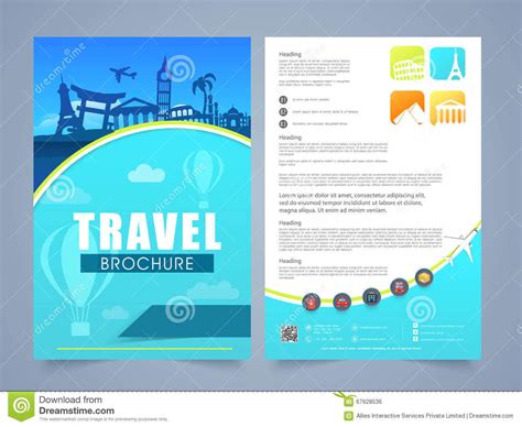 Travel Leaflet Template – Calep.midnightpig.co Regarding Travel And ...