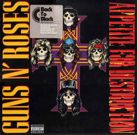 Guns N' Roses – Appetite For Destruction – Vinyl (180gr, LP, Album + 3 ...