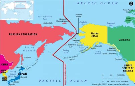 This map should answer your question: Are the US and Russia neighbors? - Answers