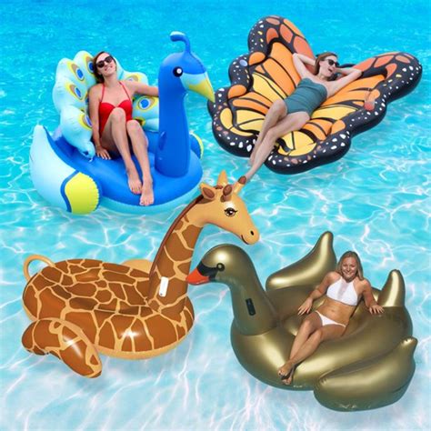 Swimline Vinyl Animal Kingdom Extra Large Pool Float, Multicolor ...