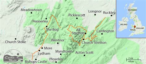 Walking Holiday in the Shropshire Hills - Church Stretton