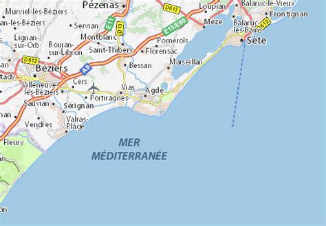 MICHELIN Le Cap-d'Agde map - ViaMichelin