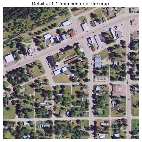 Aerial Photography Map of Akeley, MN Minnesota