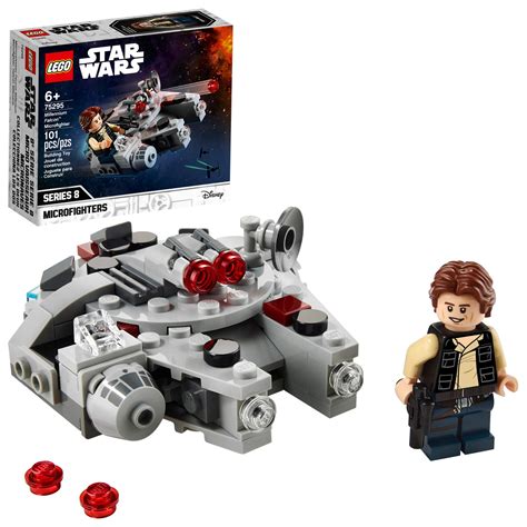 LEGO Star Wars Millennium Falcon Microfighter 75295 Building Kit; Awesome Construction Toy for ...