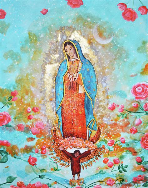 Our Lady of Guadalupe Painting by Ashleigh Dyan Bayer - Fine Art America