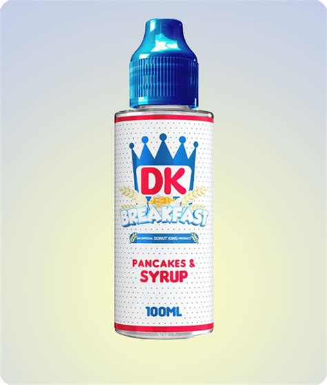 PANCAKES & SYRUP, 100ml în sticluțe de 120ml, DONUT KING Breakfest shortfill - Vaporium.ro