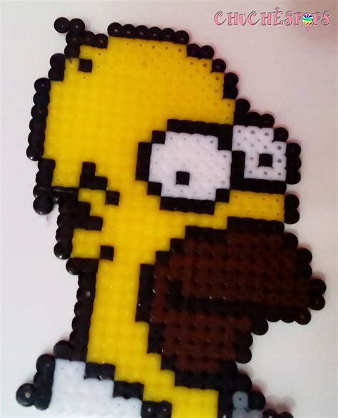 CHUCHESPOPS: Hama Beads Homer Simpson Dia del Padre