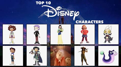 My Top 10 Disney Characters by KayloshiWarrior on DeviantArt