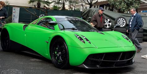 Pagani Huayra Lime Green Hits Modena - Ultimate Car Blog