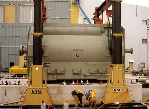 Installation of 600,000 lb Steam Generator - KMJ Industrial Contractors