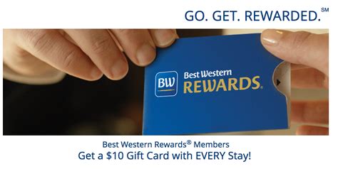 Best Western Rewards: $10 BW Gift Card with every stay until April 30 ...