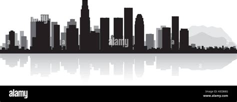 Los Santos Skyline Silhouette California diy gift cityscape scrapbook ...