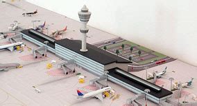 Model Airport Terminal Building #1 | Airport Diorama Designs