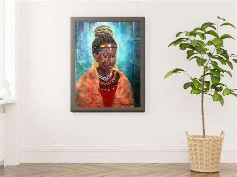 African Woman, Soweto, South African Woman, African Portrait, Oil ...