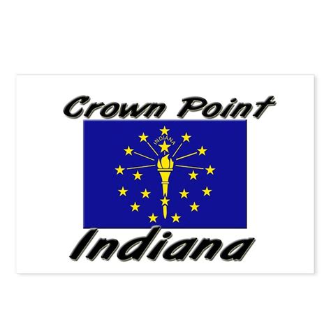 Crown Point Indiana Postcards (Package of 8) by ilovecities