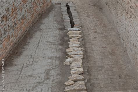 Restored Ancient Mohenjo-Daro Drainage System Stock Photo | Adobe Stock