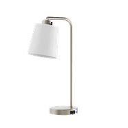 Better Homes & Gardens Wireless Charging Lamp-Brushed Steel - Walmart.com