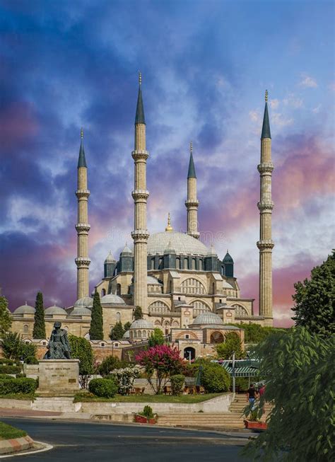 Selimiye Mosque stock image. Image of architecture, sculpture - 99119427