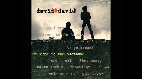 David + David - Welcome to the Boomtown (1986) HD - YouTube