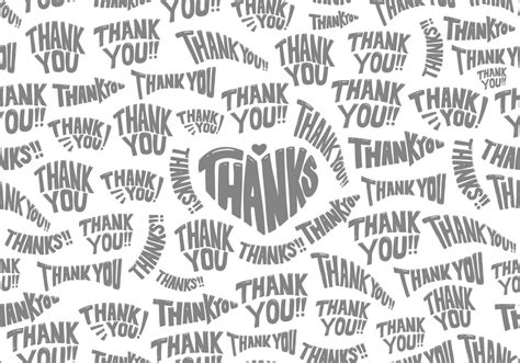 thanks thank you doodle lettering hand drawing seamless pattern doodle ...