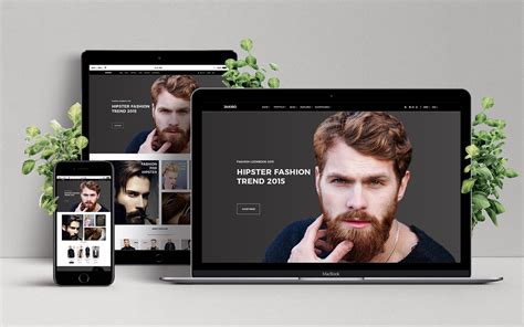 Responsive web UI template on Behance