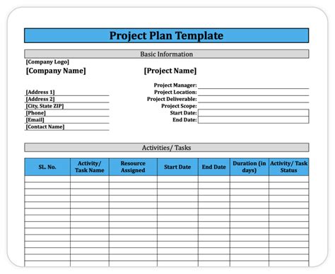 Project Management Templates For MS Word And Excel - Prolific Manager