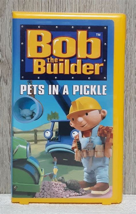 Bob The Builder Pets In A Pickle Vhs - Pets Retro