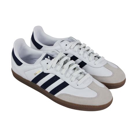 Adidas Samba OG B75681 Mens White Leather Low Top Lifestyle Sneakers S - Ruze Shoes