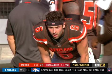 Baker Mayfield’s face is the newest meme after the Browns’ OT loss - SBNation.com