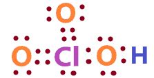 HClO3 lewis structure, Molecular geometry, Acid or Base, Conjugate pairs