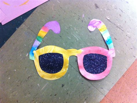 Sunglasses Paper Crafts For Kids - Crafting Papers