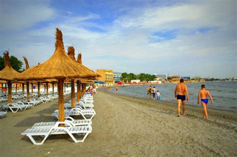 Mamaia beach ,Romania editorial photography. Image of vacationers ...