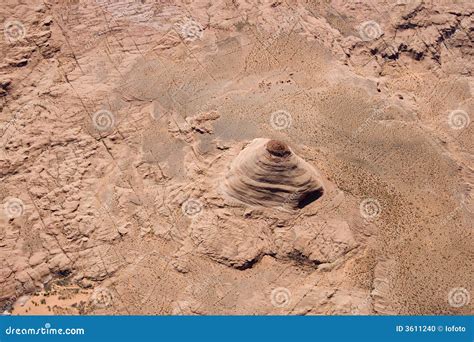 Desert formation. stock photo. Image of aerial, hill, rock - 3611240