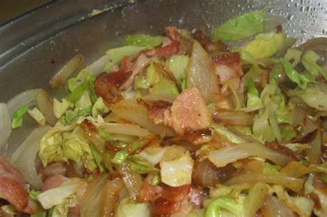 Bacon Cabbage Stir-Fry Recipe - Food.com