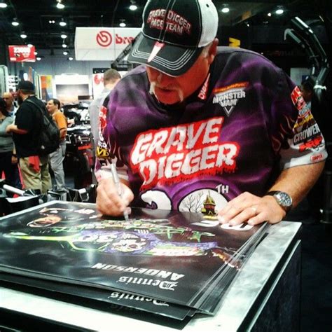 Grave Digger driver, Dennis Anderson | Monster trucks, Muffler, Digger