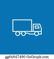 900+ Royalty Free Freight Cargo Truck Vector Flat Cartoon Isolated Vectors - GoGraph