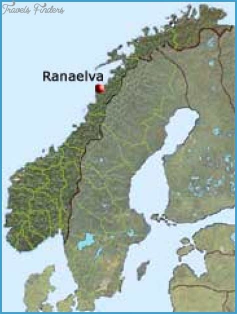 Mo i Rana Norway Map - TravelsFinders.Com