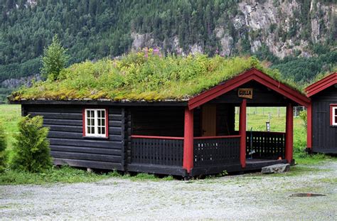 Beautiful Norwegian Homes Topped with Lush Green Roofs