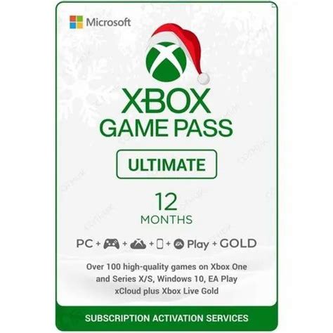 Microsoft Xbox Ultimate Game Pass 12 Months, Controllers: Wireless at ...