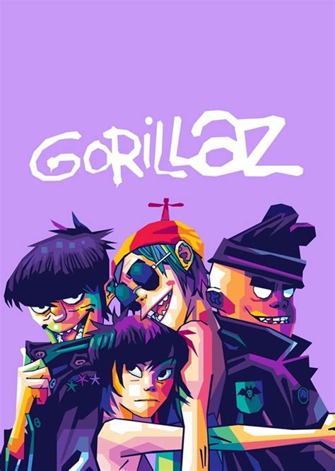 Gorillaz posters & prints by Agil Topann - Printler