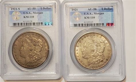 United States. Morgan Dollar 1921 S & 1921 (2 Coins) - Catawiki