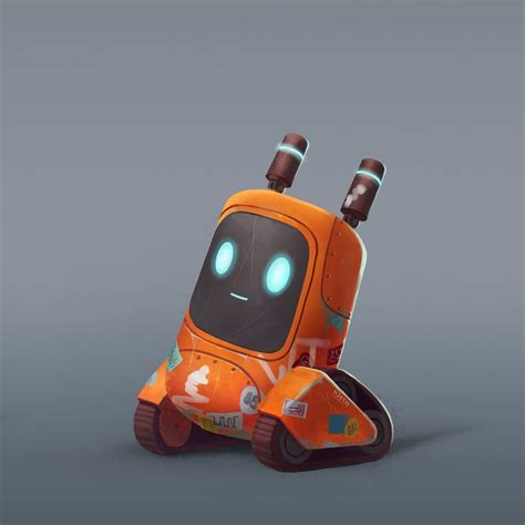 ArtStation - Robots for #marchofrobots, Yana Blyzniuk | Robots concept, Robot design, Robot ...