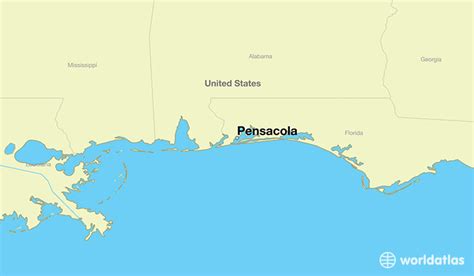 Where is Pensacola, FL? / Pensacola, Florida Map - WorldAtlas.com